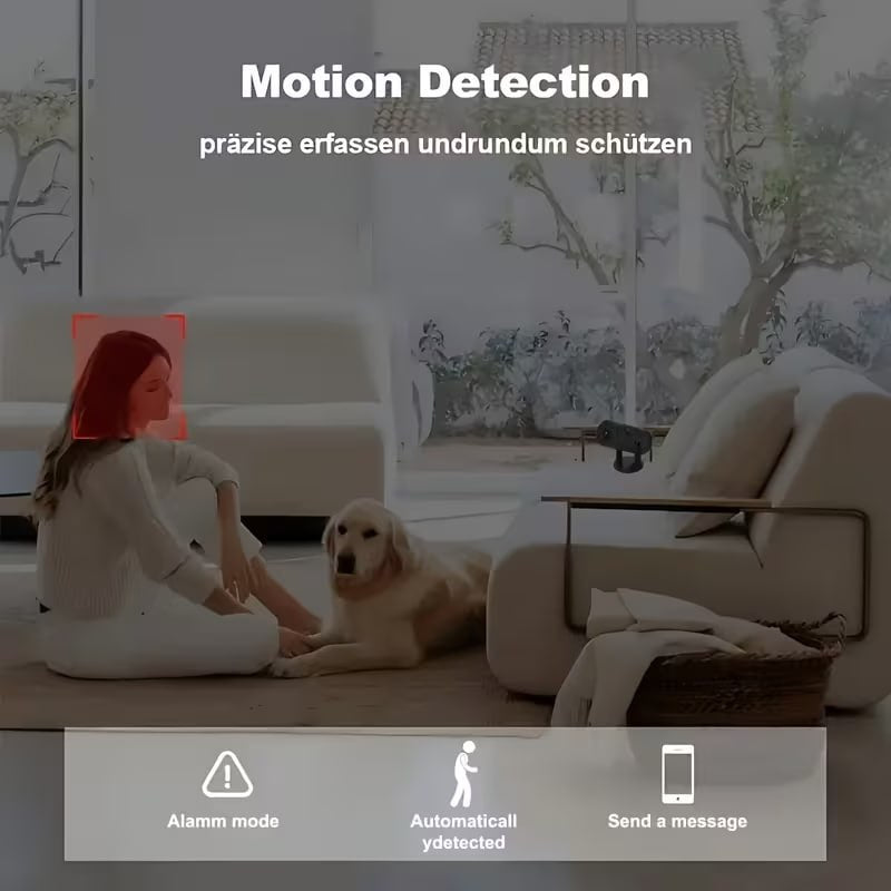 Caméra de Surveillance Wi-Fi HD 180° avec Vision Nocturne et Audio
