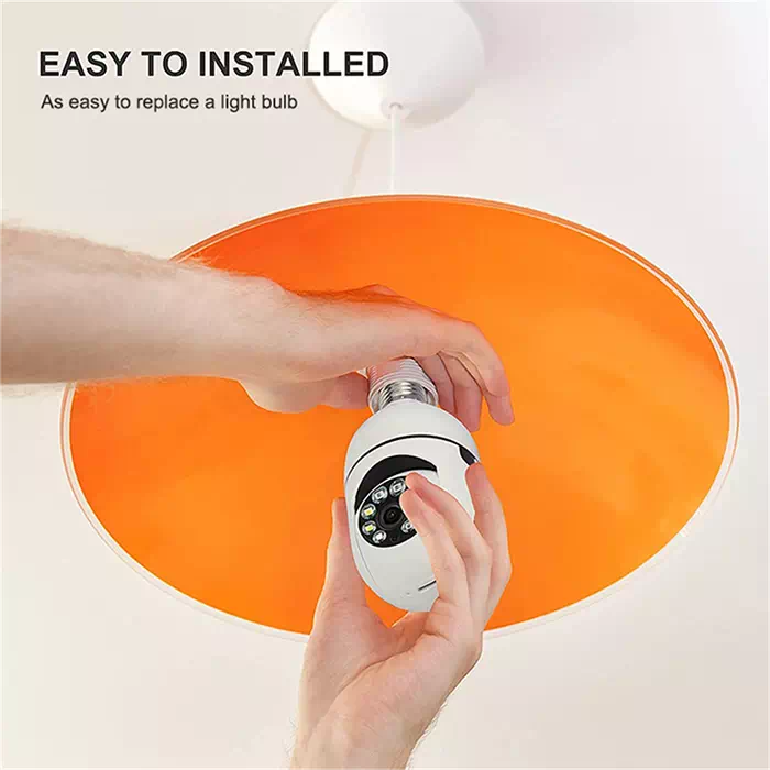 Caméra de Surveillance WiFi Sans Fil –  360° avec Vision Nocturne