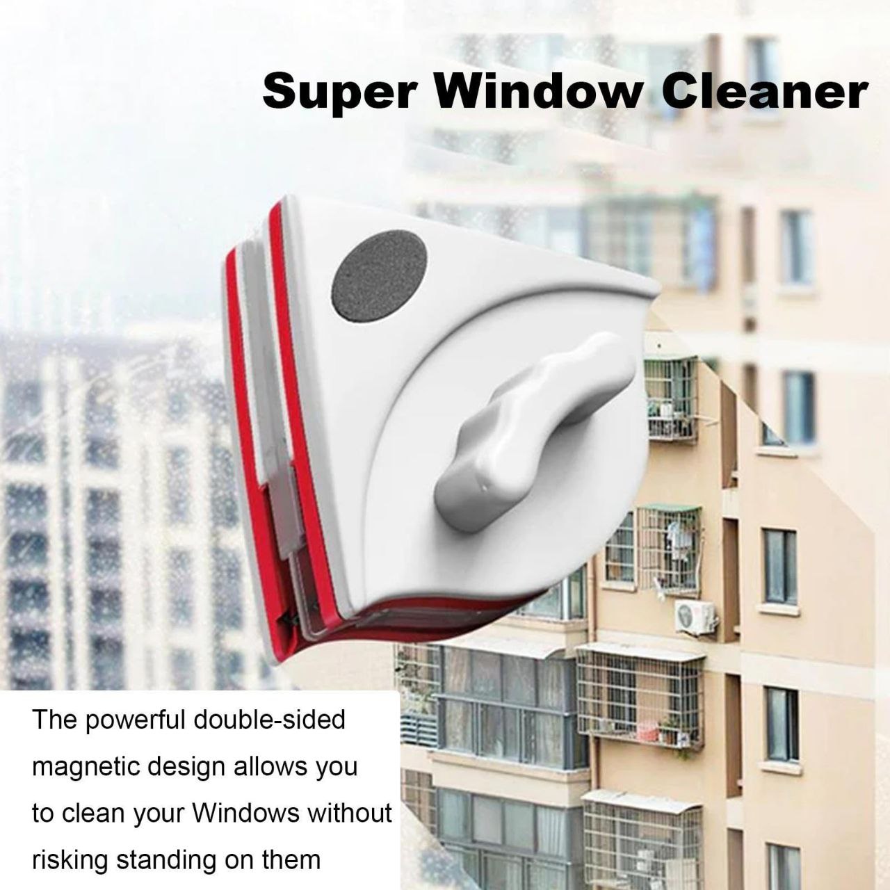 Nettoyeur de vitres magnétique Double Face