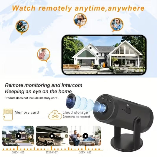 Caméra de Surveillance Wi-Fi HD 180° avec Vision Nocturne et Audio